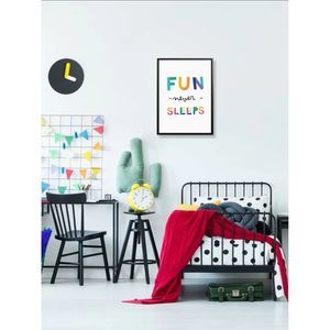 Color Minimalistic Wall Art Motivational Message